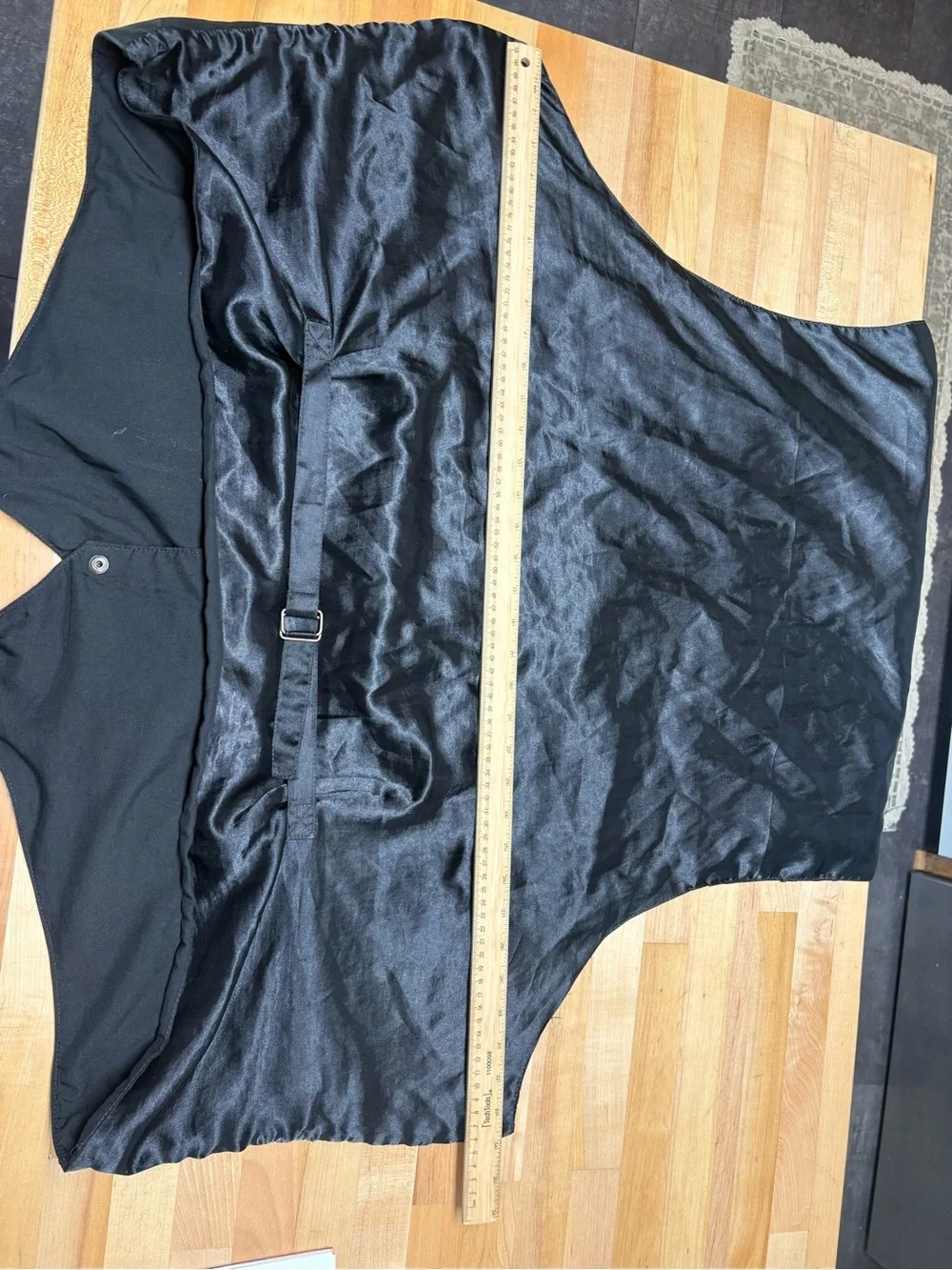 Black suede vest unisex unbranded